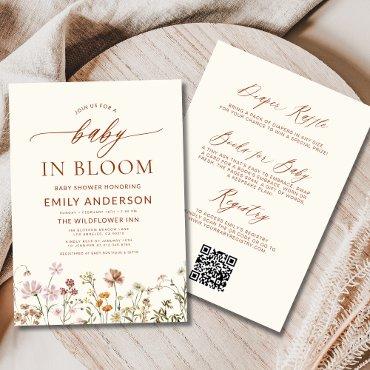 All in One Wildflower Baby in Bloom Baby Shower
