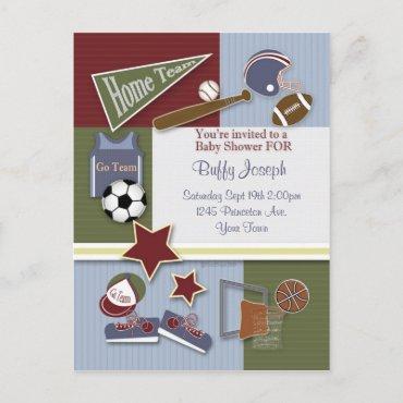 All Sports Baby Shower Template