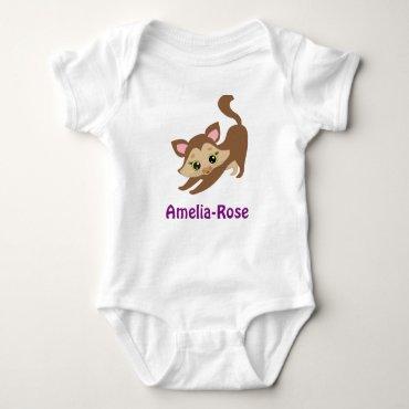 Amelia-Rose baby girl name gifts Baby Bodysuit