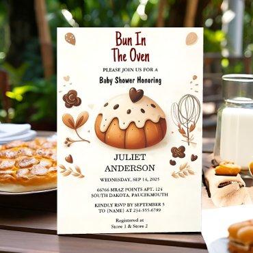 An Fun Retro Boho Cake Bun In The Oven