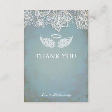 Angel Wing Cherub Thank You Card