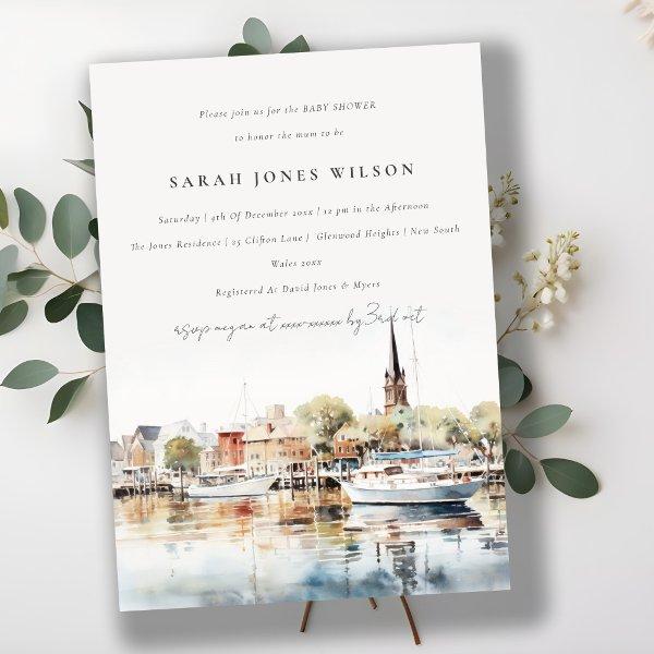 Annapolis Maryland Watercolor