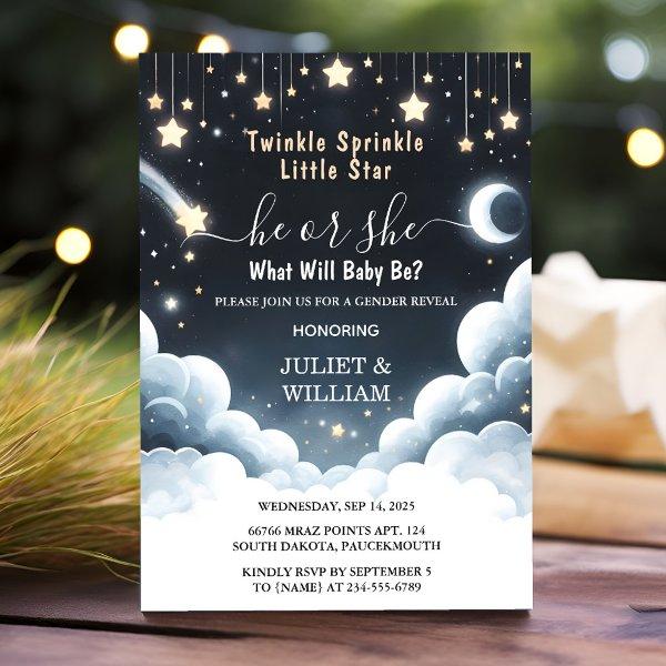 As Cloud Twinkle Twinkle Little Star Gender Reveal
