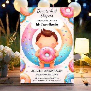 As Dreams Pink Blue Donuts And Diapers