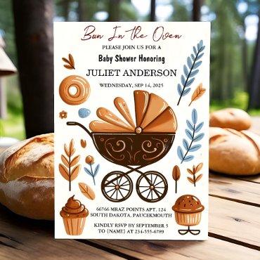 As Fun Retro Boho Cake Bun In The Oven