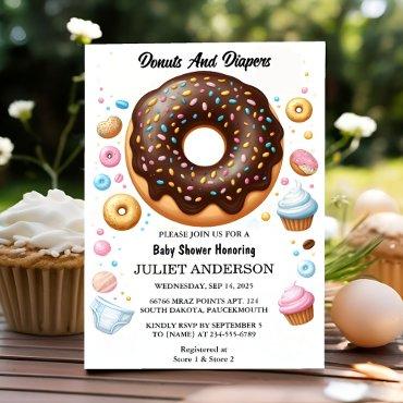 At Dreams Pink Blue Donuts And Diapers