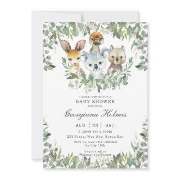 Australian Animals Greenery Neutral