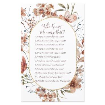 Autumn Wildflowers Who Knows Mommy Best Game