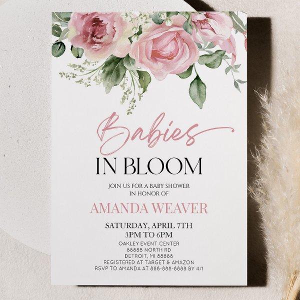 Babies In Bloom Pink Floral Multiples
