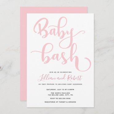 Baby Bash Couples Baby Shower Invitation