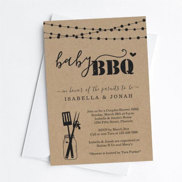 Baby BBQ - Couples Shower Baby Q BaByQ Barbeque