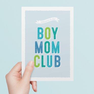 Baby boy congratulations card