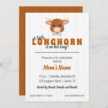 Baby Boy Longhorn Burnt Orange