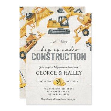 Baby Boy Under Construction Dump Truck