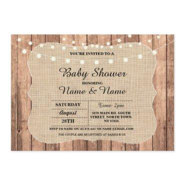 Baby Couple's Shower I DO BBQ Chalkboard Invite