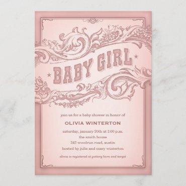Baby Cowgirl Shower Invitations