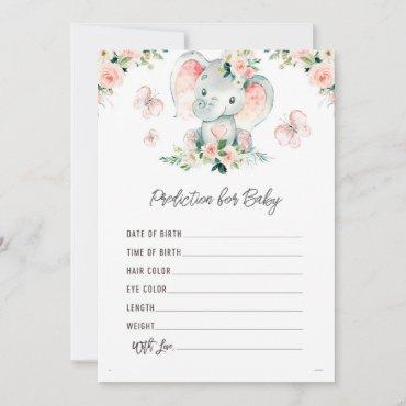 Baby Elephant Baby Shower Predictions for Baby