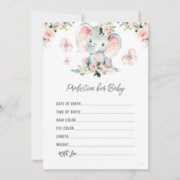 Baby Elephant Baby Shower Predictions for Baby