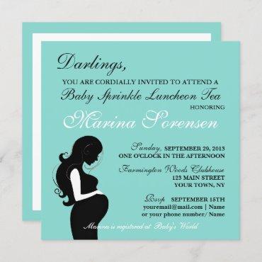 BABY & Family Sprinkle Shower Luncheon Tea Party Invitation