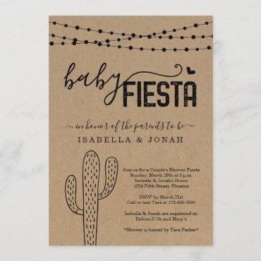 Baby Fiesta Couple's Gender Neutral Baby Shower Invitation