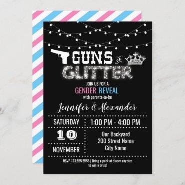 Baby Gender Reveal Guns or Glitter