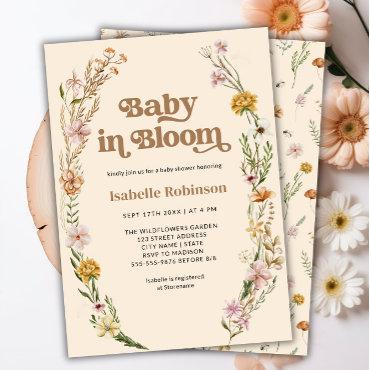 Baby in Bloom Boho Chic Floral