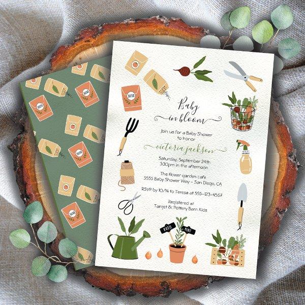Baby in Bloom Boho Garden
