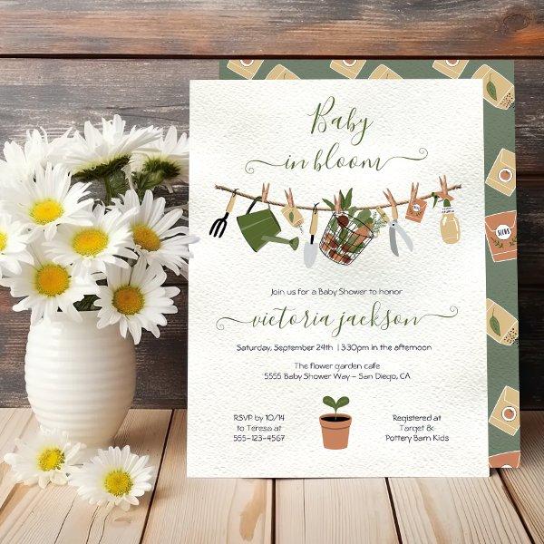 Baby in Bloom Boho Garden