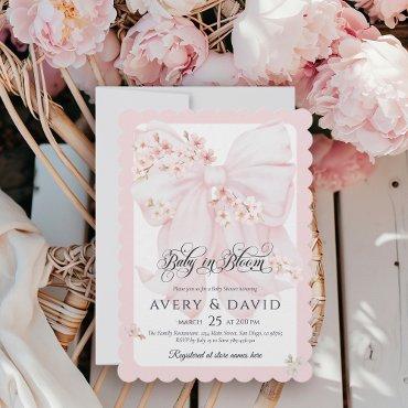 Baby in Bloom Floral Bow Spring Girl