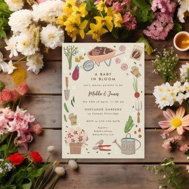 Baby In Bloom Growing Garden Family