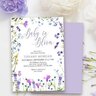 Baby in Bloom Purple Wildflower