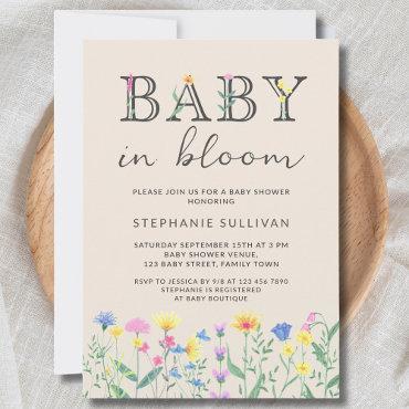 Baby in Bloom Wildflowers