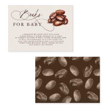 Baby is Brewing Baby Shower Book Request Enclosure Card
