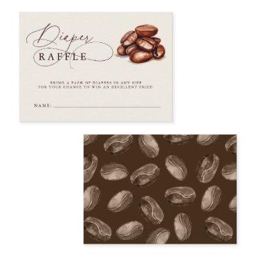 Baby is Brewing Baby Shower Diaper Raffle Enclosure Card