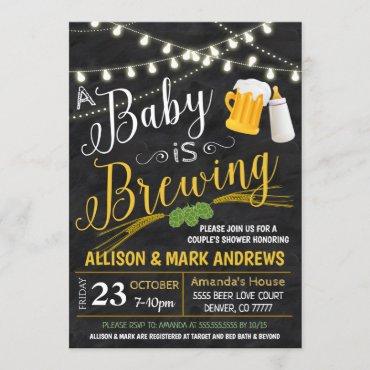 Baby Is Brewing Couples Shower