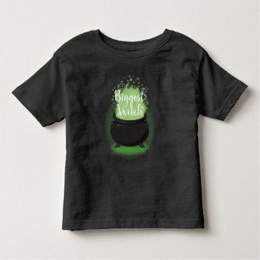 Baby is Brewing Witch Shower Halloween Cauldron Toddler T-shirt