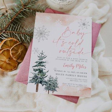 Baby it's cold outside, Baby shower winter