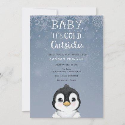 Baby it's Cold Winter Penguin