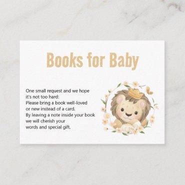 Baby Lion king Books for Baby  Enclosure Card