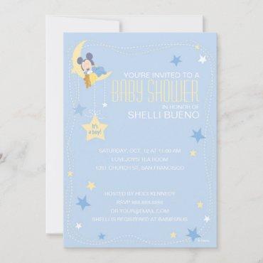 Baby Mickey Mouse Baby Shower Invitation