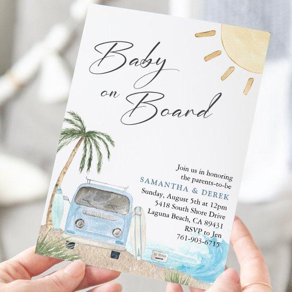 Baby On Board Baby Shower