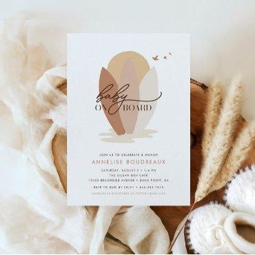 Baby On Board Boho Beach Surf Neutral