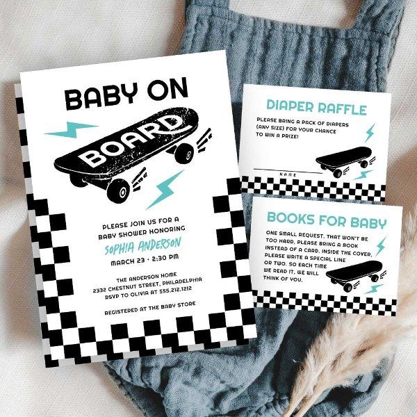 Baby on Board Skateboard