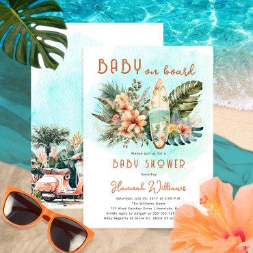 Baby on Board Tropical Surf Neutral