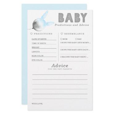 Baby Predictions and Advice Baby Shower Game