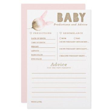 Baby Predictions and Advice Baby Shower Game
