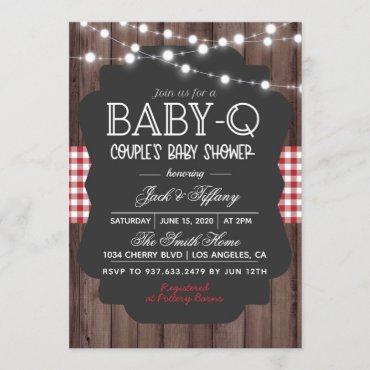 Baby-Q Barbecue Baby Shower Invitation