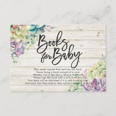 Baby Shower Books for Baby / Bring a book Request Invitation