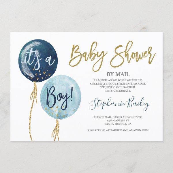 Baby shower by mail boy