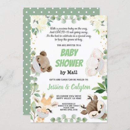 Baby Shower By Mail Gender Neutral Woodland Animal